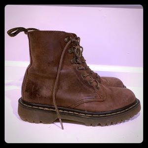 Brown doc martens size 8.5 womens
